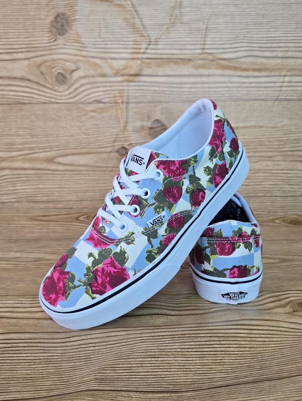 Vans Doheny 'Checkerboard Floral - Blue'
